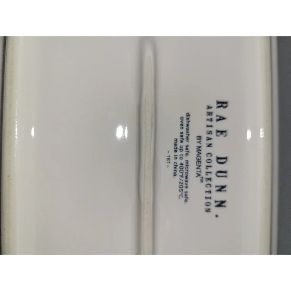 Rae Dunn Artisian Collection Ceramic‎ Loaf Pan Yum By Magenta 9x5